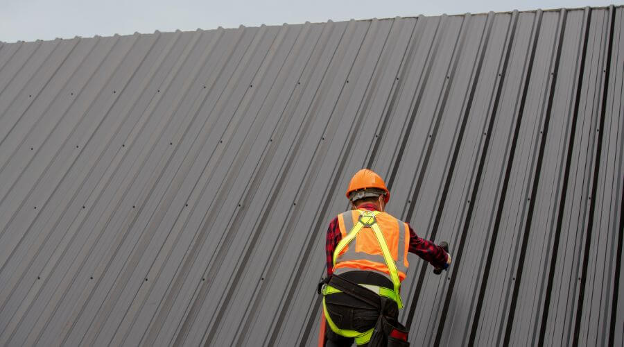 Professional metal roof installation services in Boggstown, IN